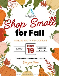 Shop Small for Fall Flyer